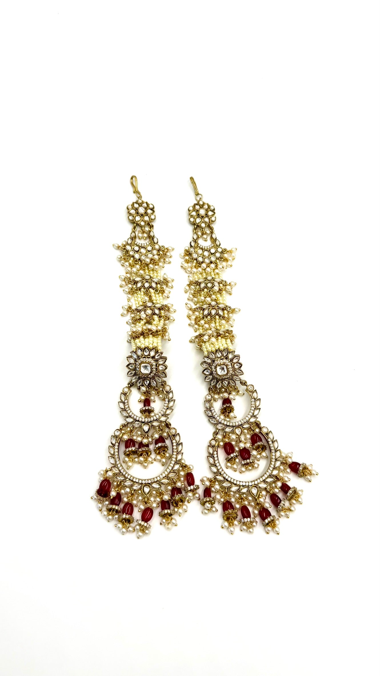 Suhani Earrings in Red