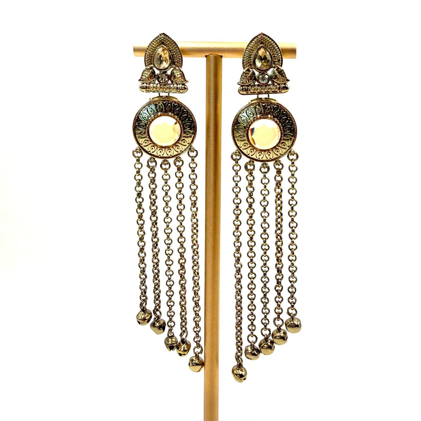 Nayra Earrings in Champagne