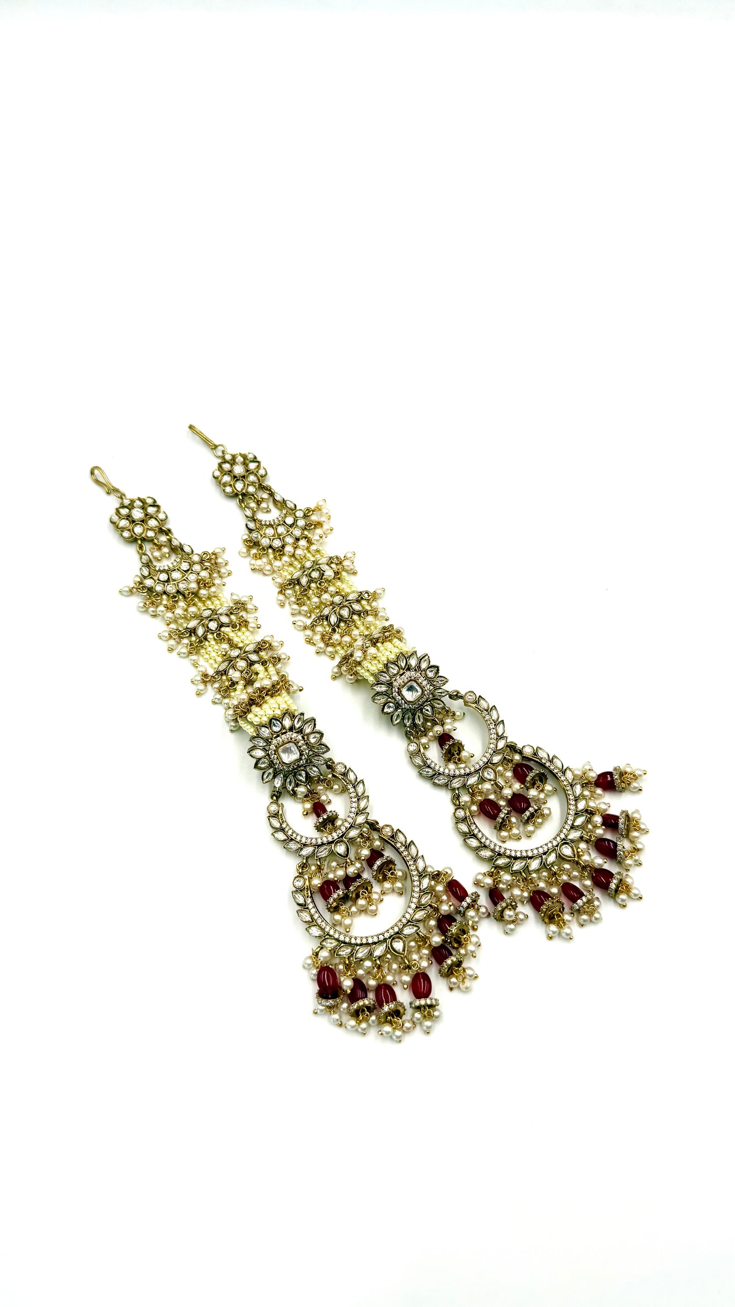 Suhani Earrings in Red